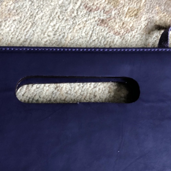 NWOT Lazaro Purple Leather Bag